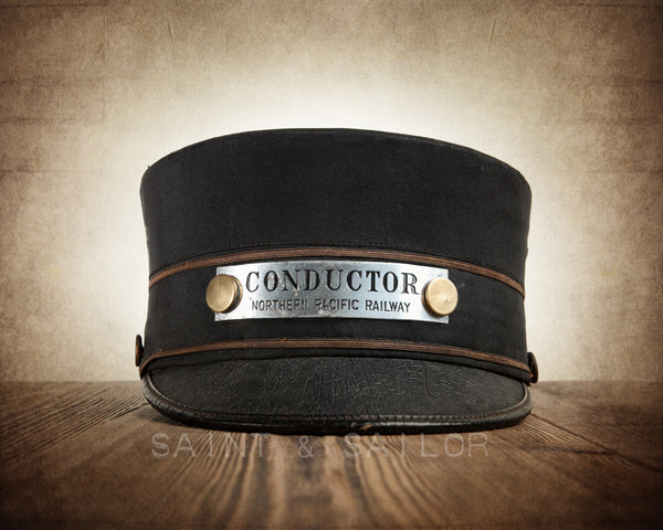 Train orders conductor hat