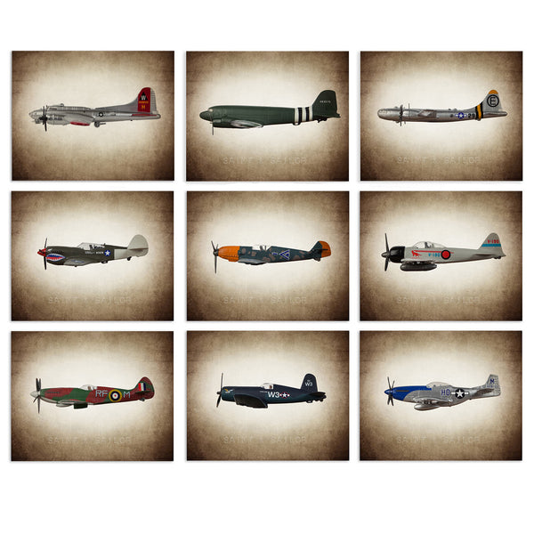 Vintage Douglas DC3 Transport Plane - Saint & Sailor Studios