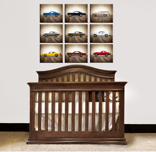 Vintage Muscle Car White1969 GTO Judge - Saint & Sailor Studios