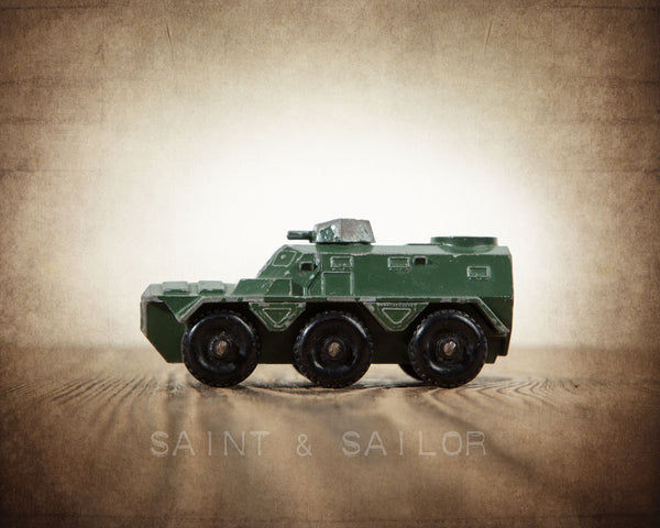 Vintage 1959 Green Army Personnel Carrier - Saint & Sailor Studios