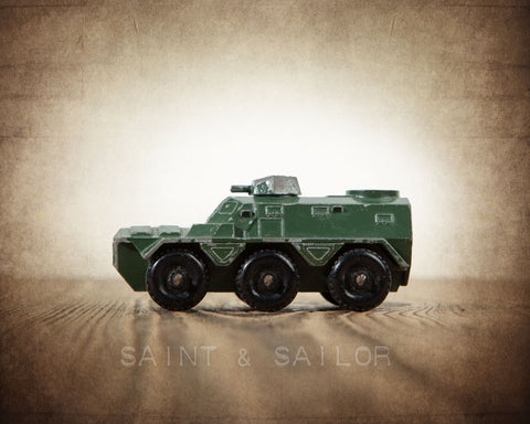 Vintage 1959 Green Army Personnel Carrier - Saint & Sailor Studios