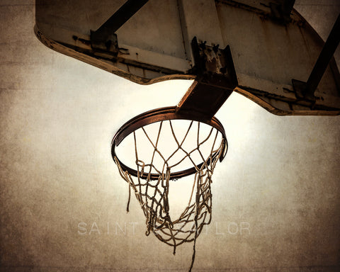 Vintage Basketball Hoop - Saint & Sailor Studios