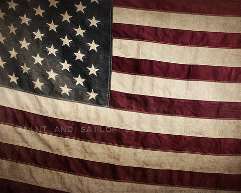 Vintage American Flag - Saint & Sailor Studios