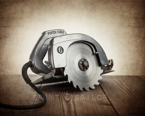 Vintage Tools Circular Saw - Saint & Sailor Studios