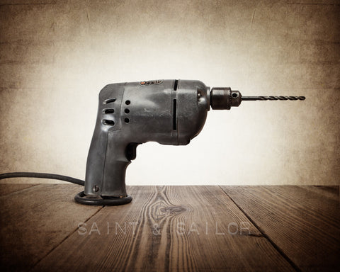 Vintage Tools Electric Power Drill - Saint & Sailor Studios