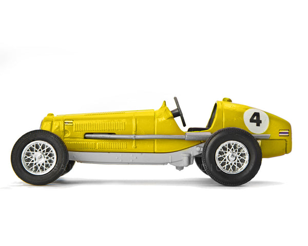 Yellow No.4 Vintage Race Car - Saint & Sailor Studios