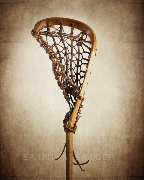 Vintage Lacrosse Stick Upright No.1 - Saint & Sailor Studios