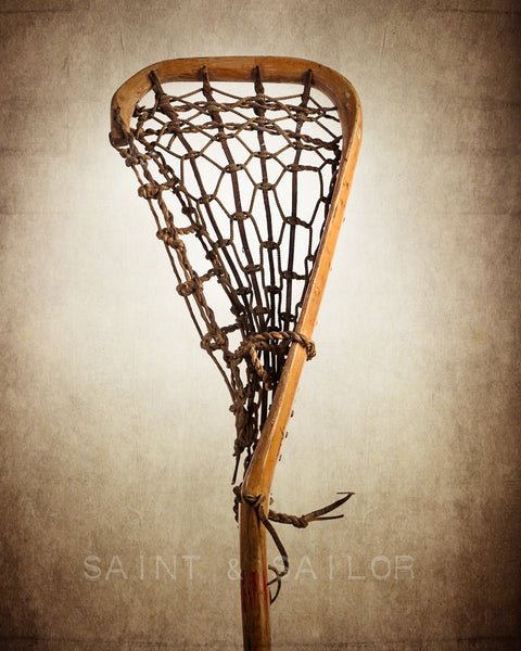 Vintage Lacrosse Stick Upright No.2 - Saint & Sailor Studios