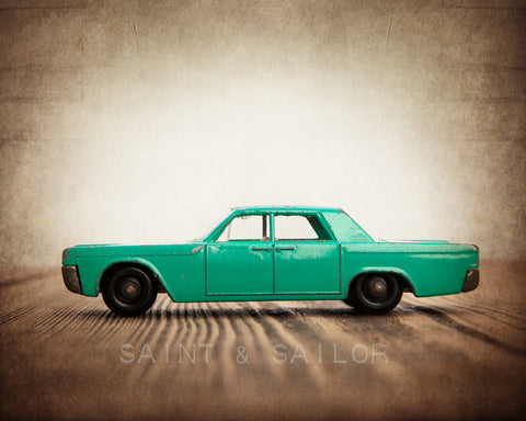Vintage Matchbox Aqua Marine Lincoln Continental - Saint & Sailor Studios
