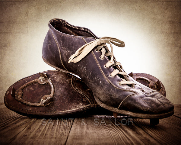 Vintage Football Cleats - Saint & Sailor Studios