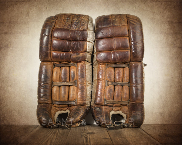 Vintage Hockey Goalie Leg Pads - Saint & Sailor Studios