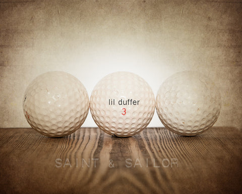 Vintage Golf Balls Lil Duffer - Saint & Sailor Studios