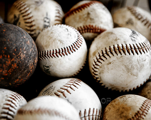 Vintage Baseballs No.1 - Saint & Sailor Studios