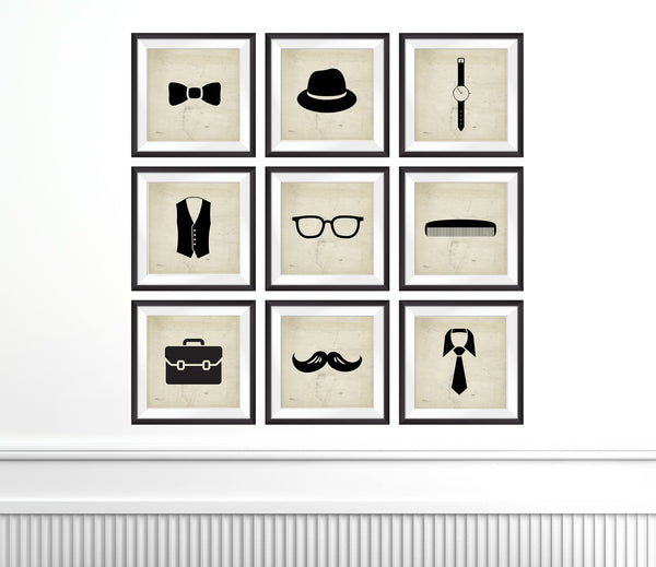 Little Man Collection set of 9 digtial files FREE DOWNLOAD - Saint & Sailor Studios