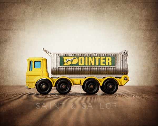 Vintage Yellow Pointer Dumptruck - Saint & Sailor Studios