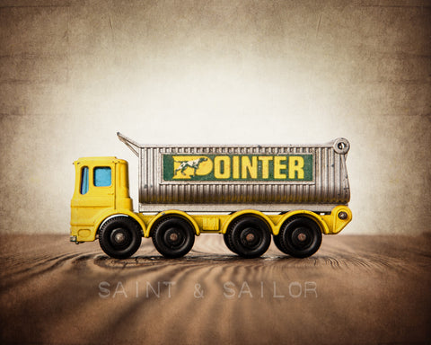 Vintage Yellow Pointer Dumptruck - Saint & Sailor Studios