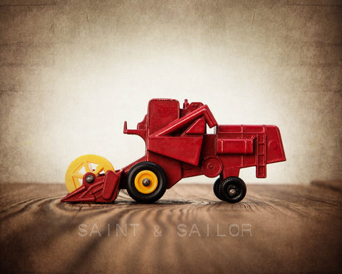 Vintage Red Combine - Saint & Sailor Studios