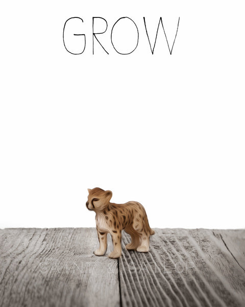 Baby Cheetah "Grow" - Saint & Sailor Studios