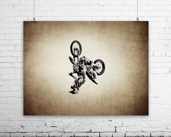 Freestyle Motocross Back Flip - Saint & Sailor Studios