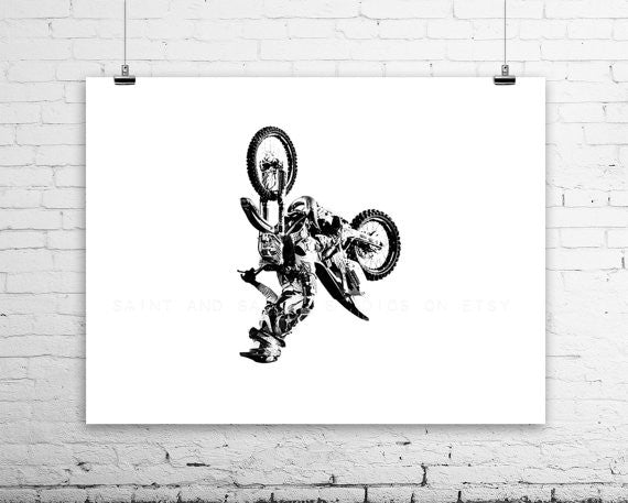 Freestyle Motocross Back Flip - Saint & Sailor Studios