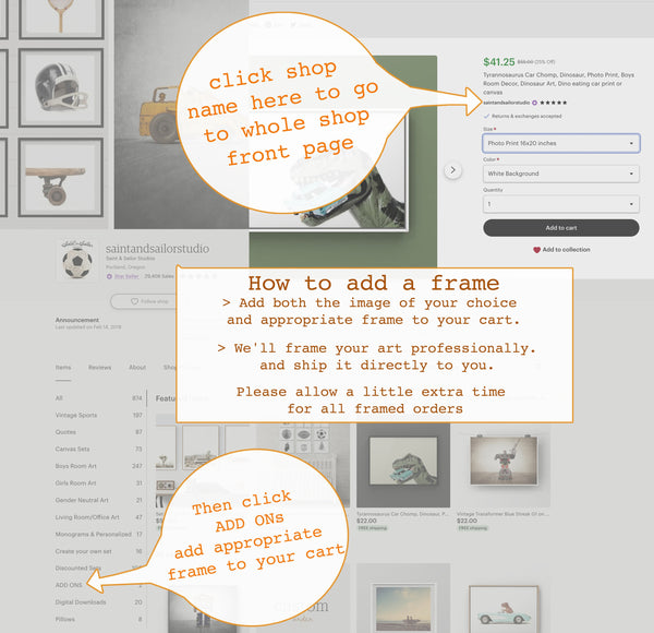 Stegosaurus Driving Green Land Rover Art Print, Dino Room Decor, Dinosaur Art, unframed print or canvas