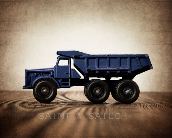 Vintage Toy Dump Truck in 5 Color Choices - Saint & Sailor Studios