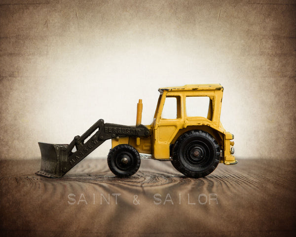 Vintage Toy Crane Massey Ferguson Tractor - Saint & Sailor Studios