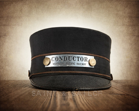 Vintage Train Conductor Hat - Saint & Sailor Studios